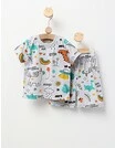 Pijama de vara gri dino Hello!!! picture - 1
