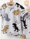 Pijama de vara gri dino ROAR picture - 2