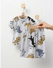 Pijama de vara gri dino ROAR picture - 3