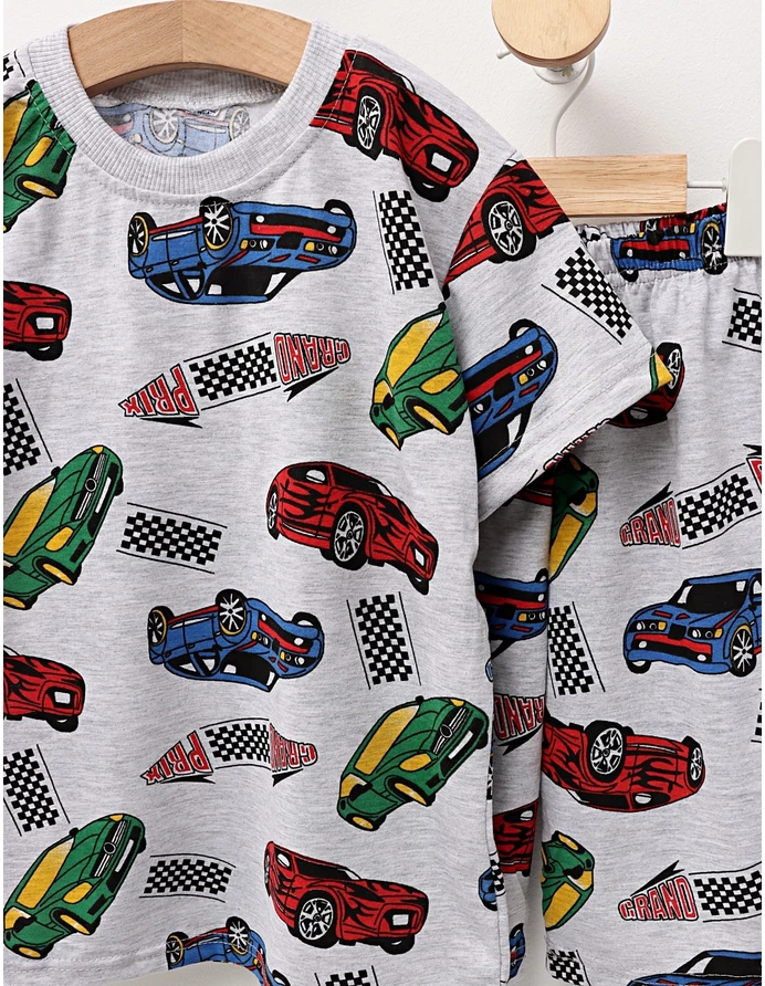 Pijama de vara gri-multicolor, Grand-Prix picture - 2