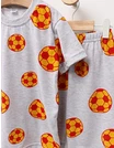 Pijama de vara gri-rosu, Fotbal picture - 2