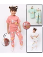 Pijama fetite Fruit alb picture - 3