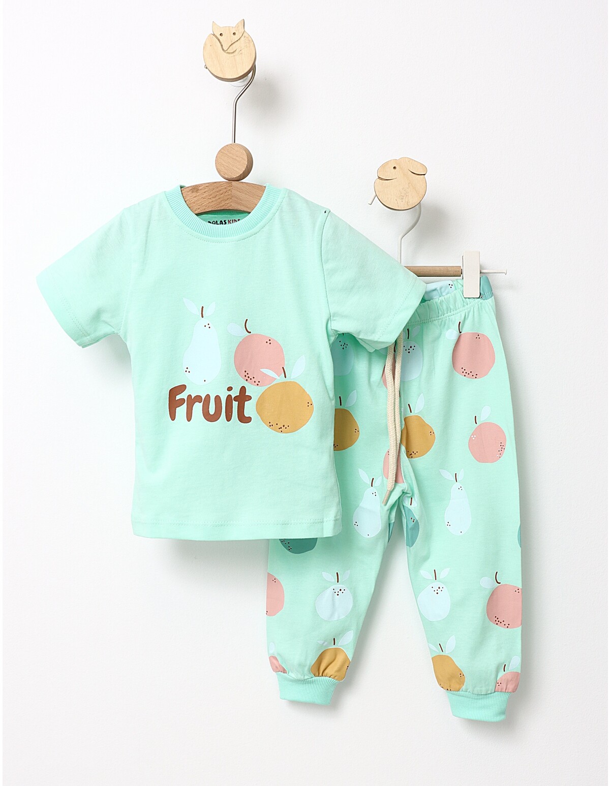 Pijama fetite Fruit verde