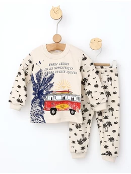 Pijama Go to The Ocean model crem 1