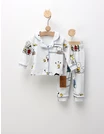 Pijama imprimata Snoopy si Charlie, alb-blue picture - 1