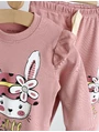 Pijama Little Girl Iepuras roz-pudra 4