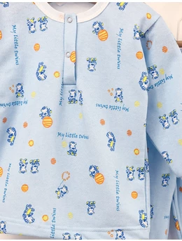 Pijama ML imprimata little twins 2