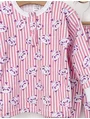Pijama ML imprimata roz-panda 3