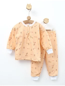 Pijama ML imprimata ursuleti-corai