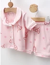 Pijama MS, Cu Happy, roz picture - 2