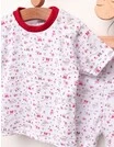 Pijama MS imprimata Bear & Birds, rosu picture - 2