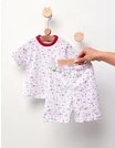 Pijama MS imprimata Bear & Birds, rosu picture - 3