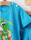 Pijama MS, Pokemon, cu turcoaz picture - 2