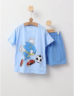 Pijama MS, Sonic, cu blue