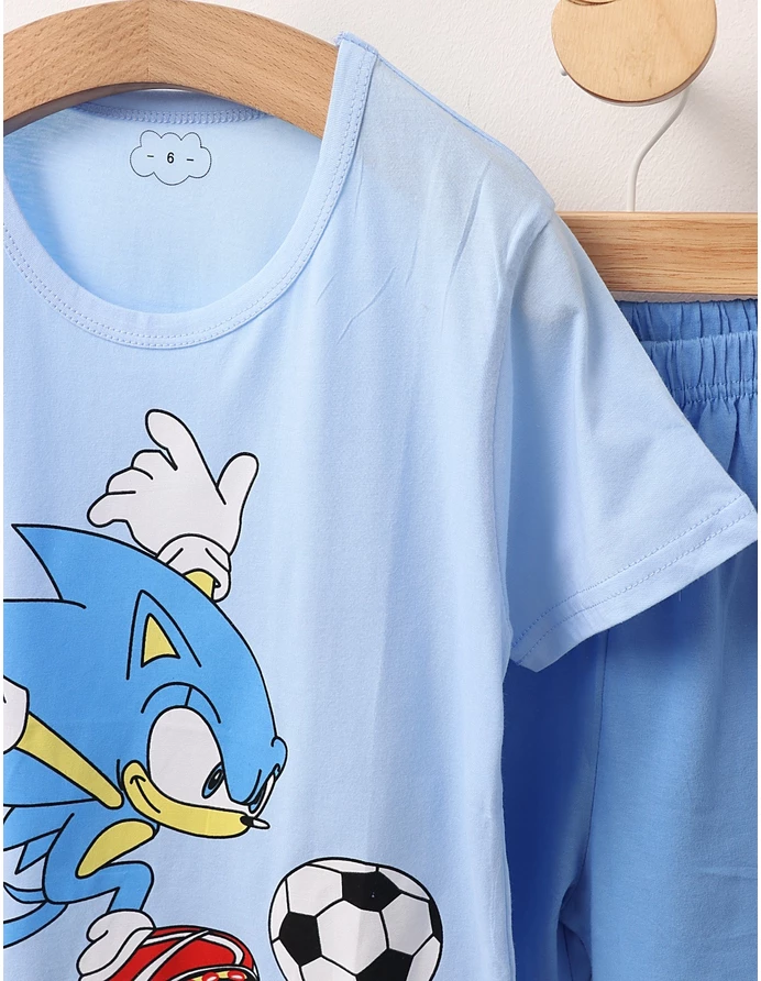 Pijama MS, Sonic, cu blue picture - 2