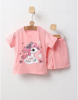 Pijama MS, Unicorn, cu roz