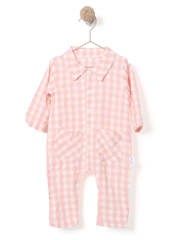 Pijama salopeta CAROURI roz