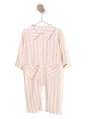 Pijama salopeta CAROURI roz-crem 1