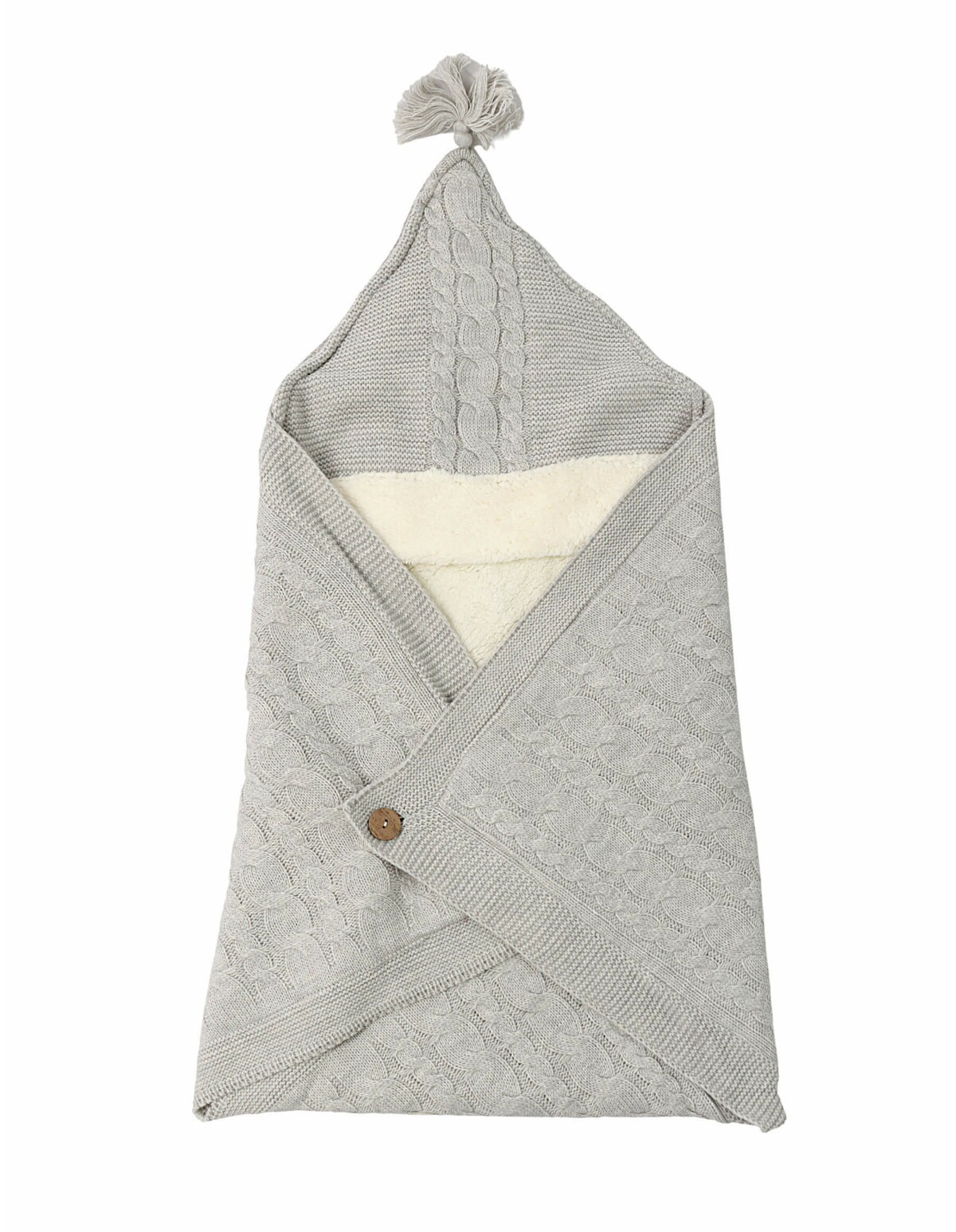 Port-bebe cocolino-croset gri
