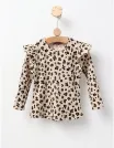 Bluza cu Animal Print, model bej picture - 1