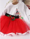 Compleu A Very Merry Christmas alb-rosu picture - 8
