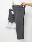 Costum elgant 4 piese EliteClass gri inchis picture - 6
