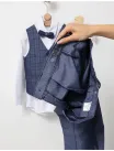 Costum elgant 4 piese Tony albastru picture - 9