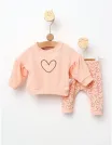 Costumas Bebe Girl Heart model corai picture - 1
