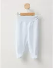Pantaloni cu botosei alb-blue picture - 1