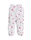 Pantaloni cu botosei Sweet Dog alb-rosu picture - 2