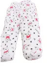 Pantaloni cu botosei Sweet Dog alb-rosu picture - 3