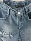 Pantaloni de blug Lilitop Evazat albastru picture - 3