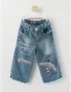Pantaloni de blug Lilitop Evazat albastru picture - 1