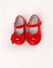 Pantofi Apawwa cu organza, eleganti rosu picture - 4