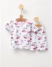 Pijama MS imprimata Love Cats rosu-roz picture - 2