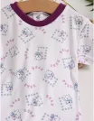 Pijama MS imprimata Ursuleti model cu mov picture - 3
