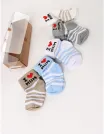 Set 5 perechi sosete I Love Mum, colors picture - 3