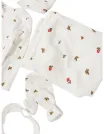 Set 5 piese alb-floricele picture - 3