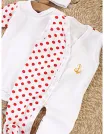 Set baby buline body, salopeta, fes, rosu picture - 2