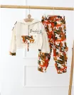 Set Beauty Style Crop Top Army cu portocaliu picture - 1