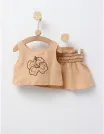 Set Crop Top Bella, model bej picture - 1