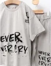 Set NEVER EVER CRY gri picture - 3