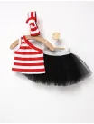 Set premium vara For Girls negru-rosu picture - 3