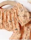 Set vara Top Crop bluza si fustita corai picture - 2