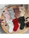 Sosete croset calduroase-fundita cu sclipici ecru picture - 2