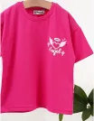 Tricou Angel Heart, model ciclam picture - 2
