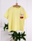 Tricou Ciresele, model cu galben picture - 2
