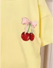 Tricou Ciresele, model cu galben picture - 7