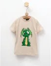Tricou Moon Dragon, model bej picture - 1