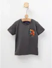 Tricou Tiranozaur REX, model gri-inchis picture - 1